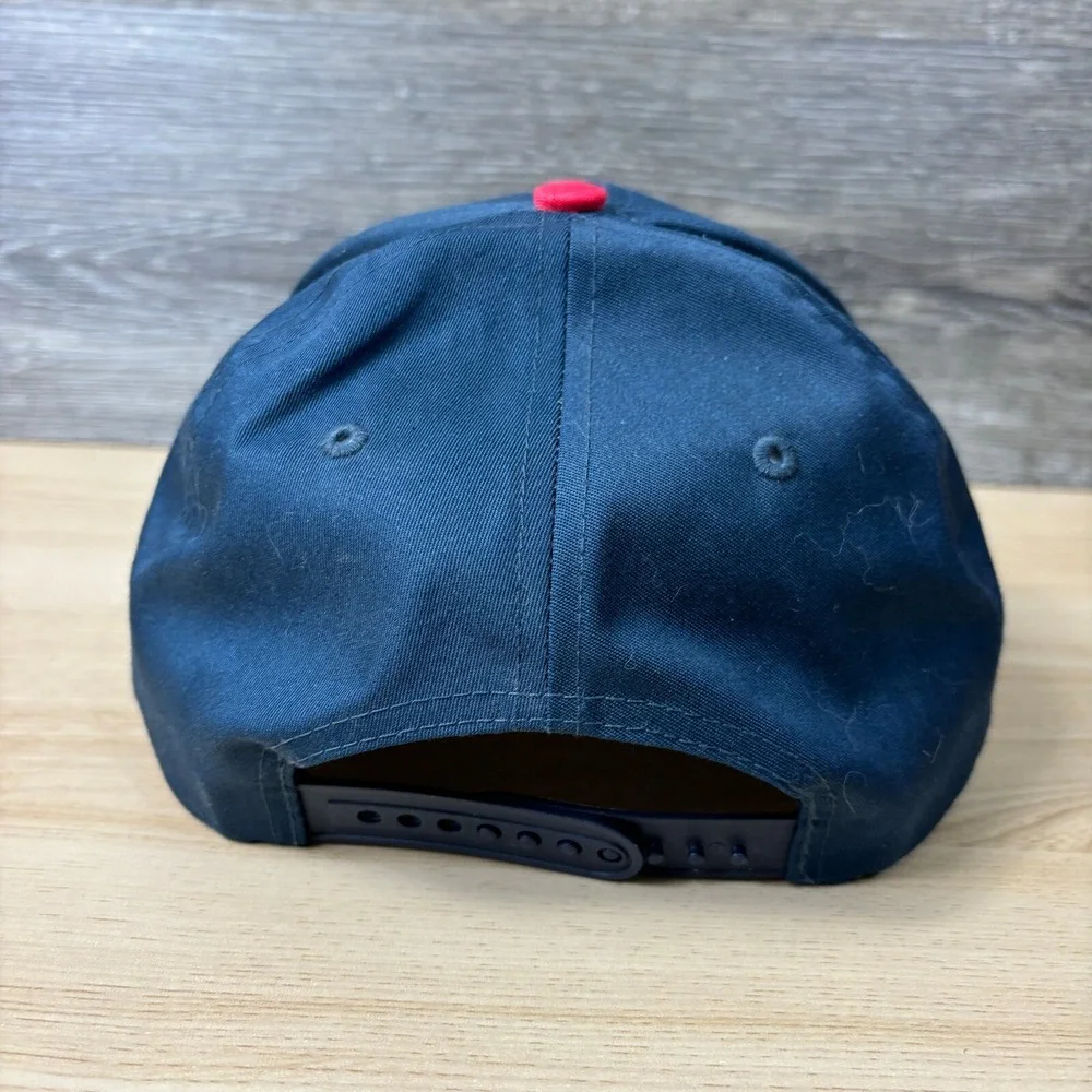 Vintage Minnesota Twins Hat Cap Snapback Blue Red Plain Logo MLB‎ Baseball